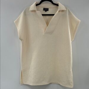 3For$20 SSYS The Lable Cream Textured Sleeveless Women's Top size M